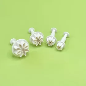   3/4 db-os, rugós kekszvágó készlet kreatív sütéshez, süteménydíszítéshez, fondant formákhoz, műanyag forma cukorkákhoz és sütikhez, sütőeszközök
