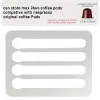Nespresso kávékapszula kompatibilis tartó
