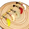 5 db, színes csali csillogó propellerrel horgászathoz