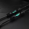 Ultrakönnyű Crappie Panfish Bot Kúpos Nyéllel, Carbon Fishing UL Dobóbottal