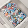 Puzzle tároló doboz, építőkocka rendező doboz, átlátszó szerelhető játék csomagoló doboz, A5, 24,13 × 16,76 × 2,03 cm