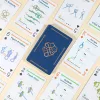 Akrilát átlátszó doboz kártyajátékokhoz + Túlélési csomók kártyapakli | 54 vészhelyzeti flash kártya