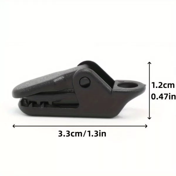 20 db sátor rögzítő klipsz, szélálló kialakítással táborozáshoz