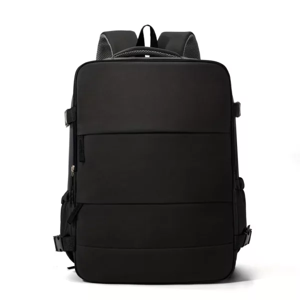 Multifunkcionális ülés alá tehető kabin táska nagy kapacitással, cipőtartóval, 180°-ban nyitható Fekete
