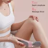 Kézi hordozható masszázspisztoly - USB-C tölthető, ultra-csendes, mélyszöveti masszázs nyakra, hátra, lábakra Fehér