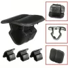 10 db autó motorháztető szigetelés rögzítő csipesz szegecs VW, SEAT, Skoda modellekhez, PVC Fekete, 10 db