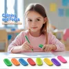 4 db Szenzoros fidget játék tapadókorongokkal, szilikon stresszoldó és relaxációs játék - 4 db, zöld+narancs+kék+piros