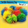 7 db-os Cottibe szenzoros játék szett - kush labda, pattanó labda és squishy labda