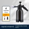 2 l kézi pumpás habszóró permetezőpalack autómosáshoz és ablakpucoláshoz, 3 féle fúvókával Fekete