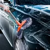 Autómosó és többcélú tisztítókészlet mikroszálas kefével, felmosóval, szivaccsal és törlővel - Fekete