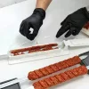 Műanyag kebabkészítő forma és nyomó BBQ húspogácsához, szürke