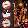 Műanyag kebabkészítő forma és nyomó BBQ húspogácsához, szürke