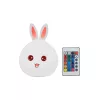 Vezérelhető RGB USB éjszakai fény nyuszi motívummal gyerekeknek