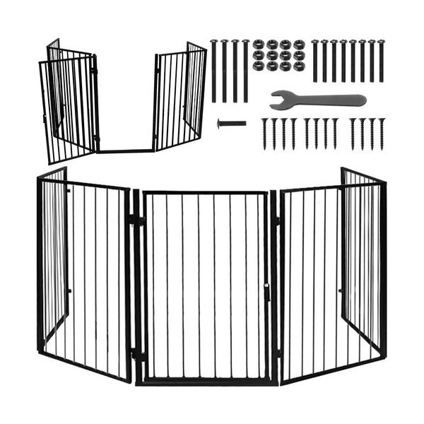 Alap kandalló rács BK-2961 - gyerek biztonságos kandalló rács, tűzgátló kandalló rács, összecsukható kandalló rács