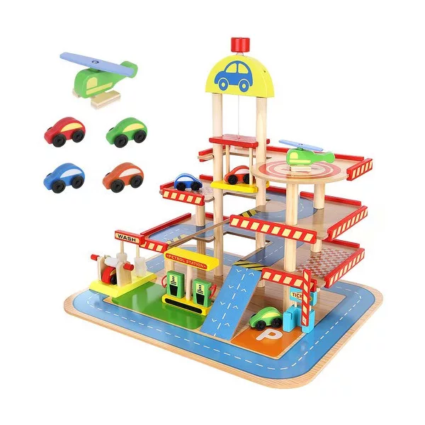 Kruzzel fa parkolóház játék 22446