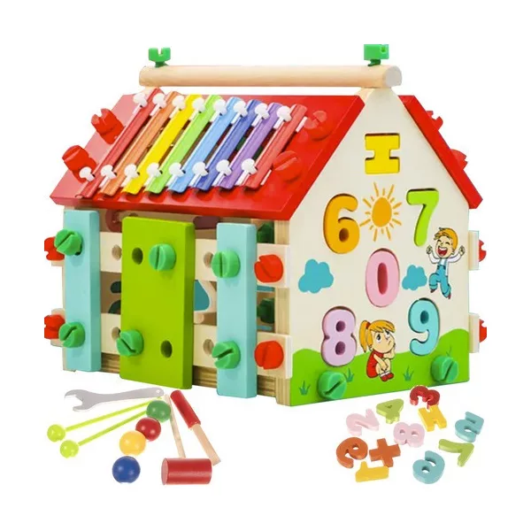 Kruzzel fa oktatóház játék 22564
