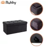 Ruhhy szürke bársony puff 76x38x38cm