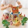 Kruzzel építőjáték házépítéshez, 268 darabos készlet