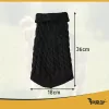 Purlov kutya/macska ruha L fekete