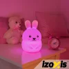 Izoxis RGB nyúl éjjeli lámpa távirányítóval 26204