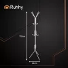 Ruhhy álló ruhaállvány 170cm fehér 26360