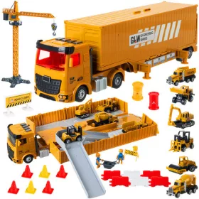  Iso Trade játék teherautó készlet kiegészítőkkel 26578