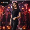 Ruhhy 26585 3 részes rózsaszín cica/róka jelmez