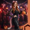 Ruhhy 26585 3 részes rózsaszín cica/róka jelmez