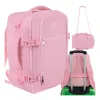 Trizand turista hátizsák 40x25x20cm rózsaszín