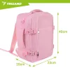 Trizand turista hátizsák 40x25x20cm rózsaszín