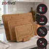 Zortiva bambusz vágódeszka szett 3 db