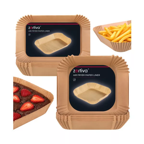 Zortiva papírbetét dupla fritőzhöz 100 db