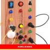 Kruzzel manipulációs tábla LED kapcsolókkal