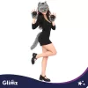 Glimz 4 részes szürke macska/róka jelmez