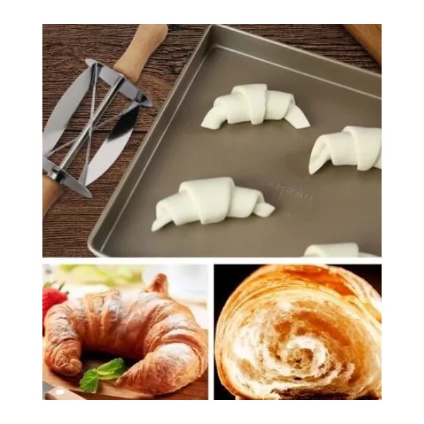 Croissant tésztavágó